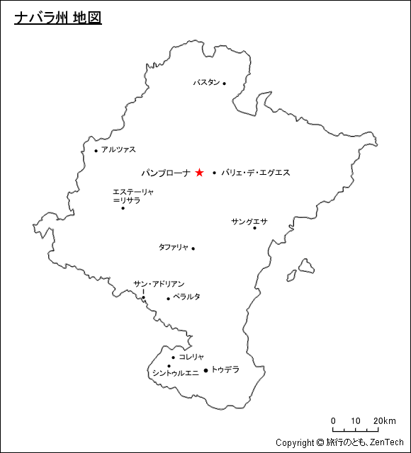 ナバラ州 地図