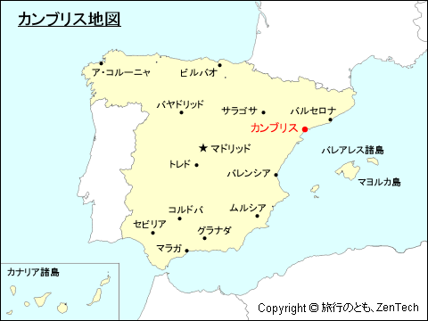 カンブリス地図