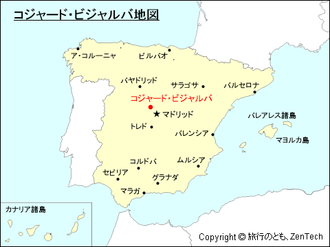 コジャード・ビジャルバ地図