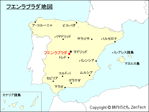 フエンラブラダ地図