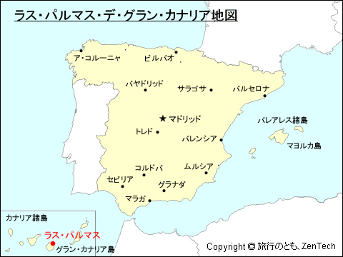 スペイン ラス パルマス デ グラン カナリア地図 旅行のとも Zentech スペイン ラス パルマス デ グラン カナリア地図 旅行のとも Zentech