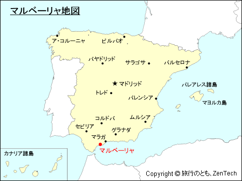 マルベーリャ地図