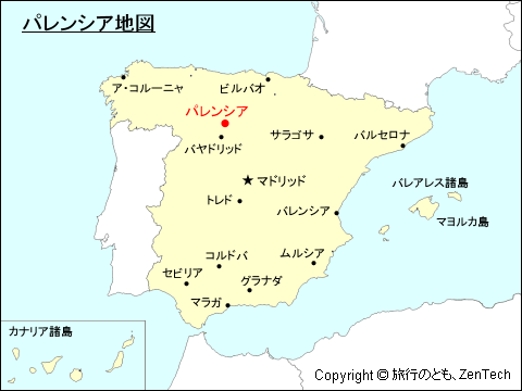 パレンシア地図