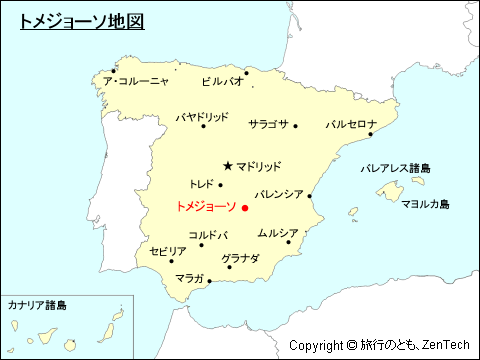 トメジョーソ地図