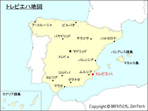 トレビエハ地図