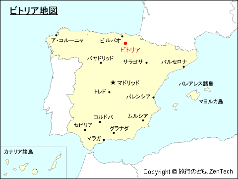 スペインにおけるビトリア地図