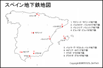 スペイン地下鉄地図