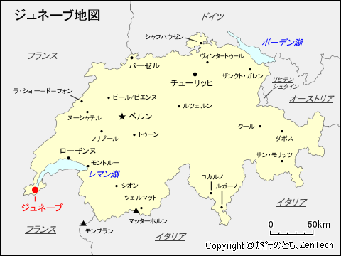 ジュネーブ地図