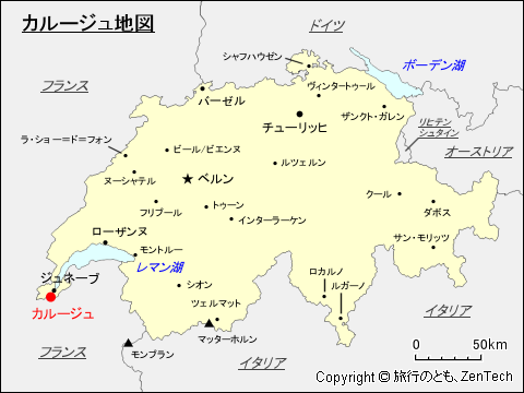 カルージュ地図