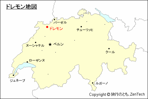 スイスにおけるドレモン地図