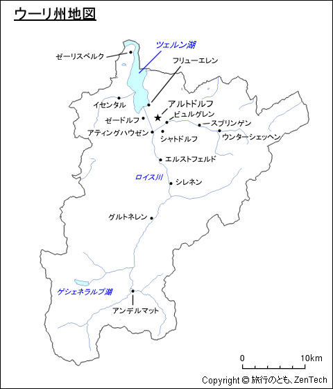 ウーリ州地図