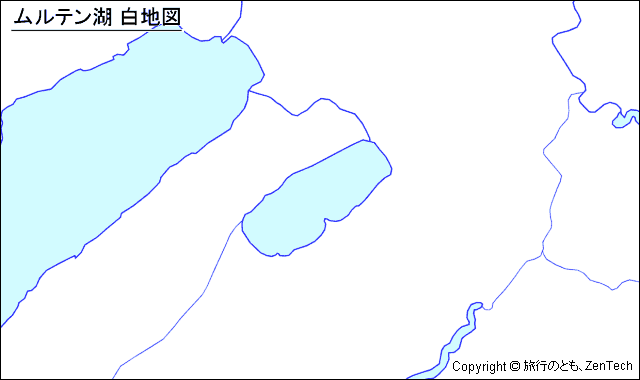 ムルテン湖白地図