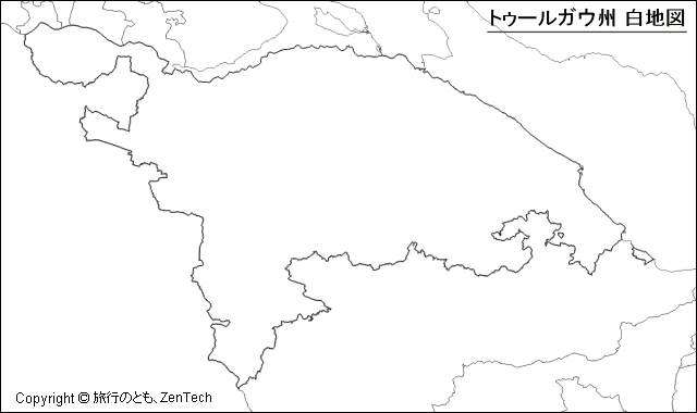 トゥールガウ州 白地図