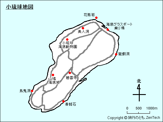 小琉球地図 小琉球地図
