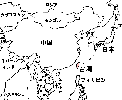 東アジア地図