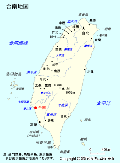 台南地図