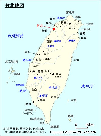竹北地図