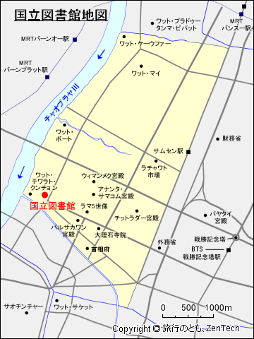 国立図書館地図