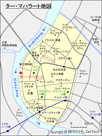 ター・マハラート地図