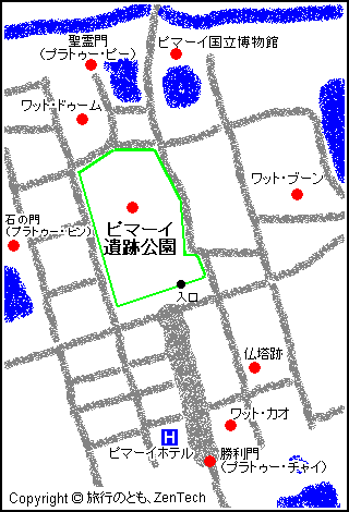 ピマーイ地図