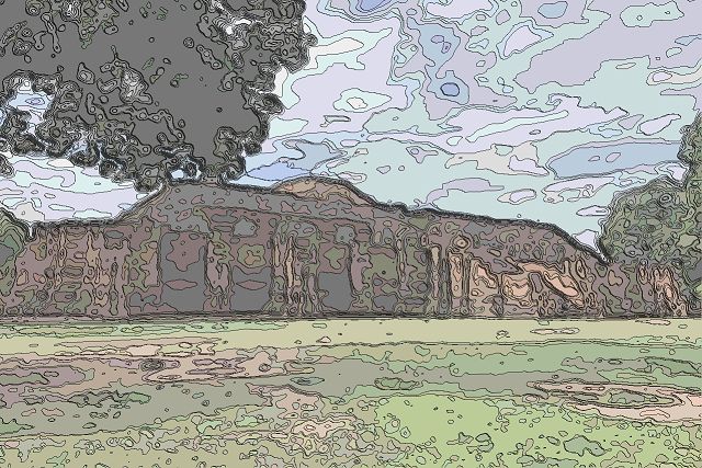 古代都市シー・テープと関連のドヴァーラヴァティー王国の建造物群