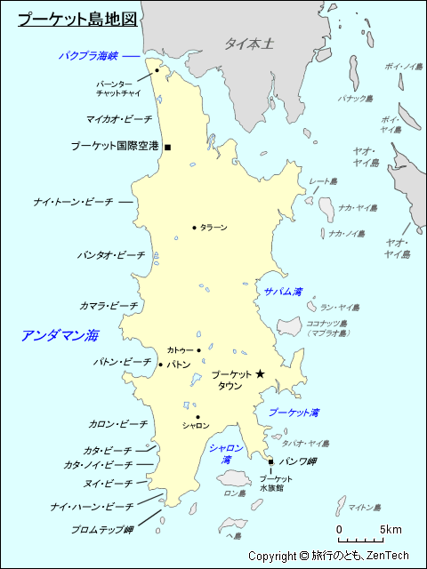 プーケット地図