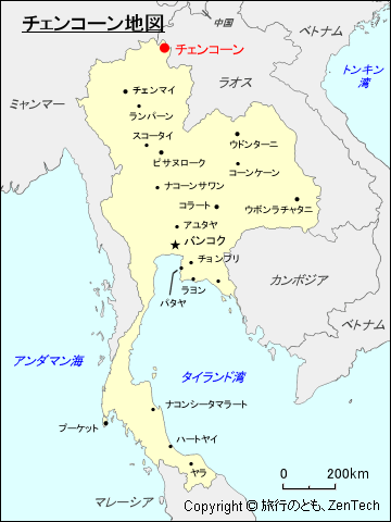 チェンコーン地図