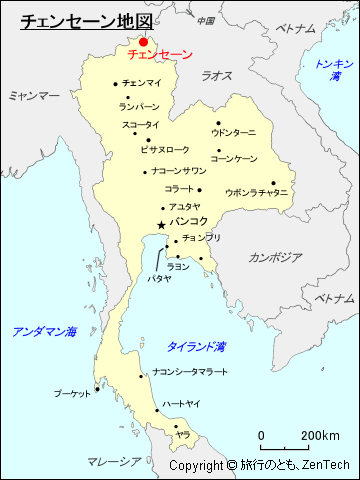 チェンセーン地図