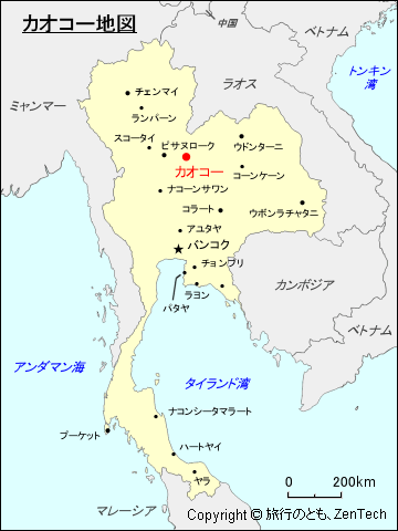 カオコー地図