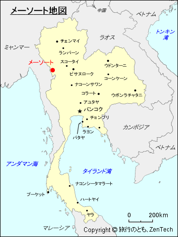 メーソート地図