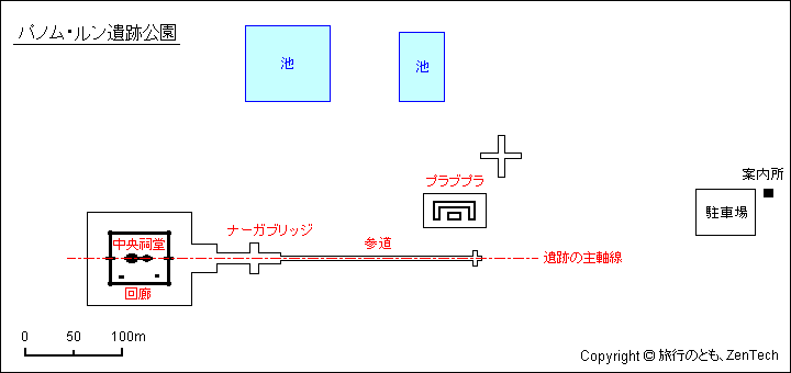 パノム・ルン遺跡公園 地図