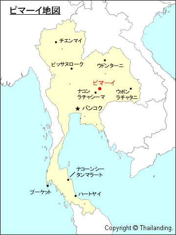 ピマーイ地図