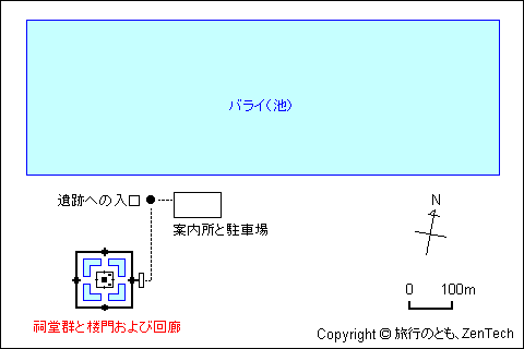 ムアン・タム遺跡 地図