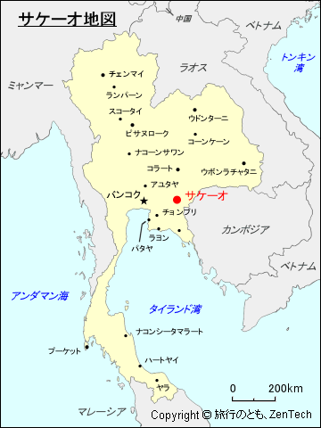 サケーオ地図
