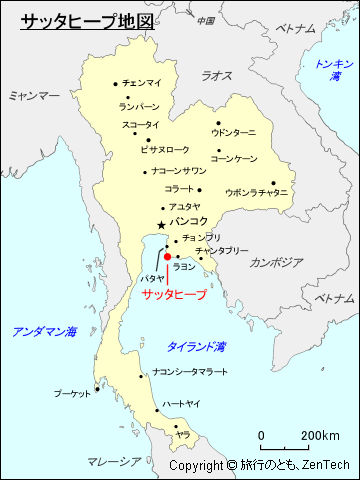 サッタヒープ地図