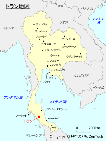 トラン地図