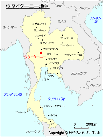 ウタイターニー地図