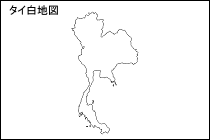 タイ白地図