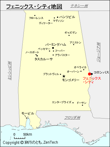 フェニックス・シティ地図