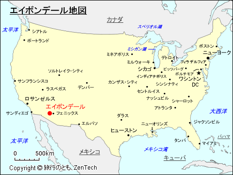 エイボンデール地図