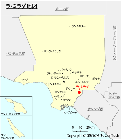 ラ・ミラダ地図