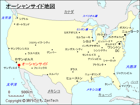 オーシャンサイド地図