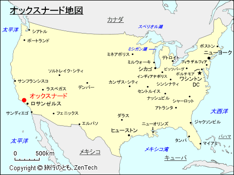 オックスナード地図