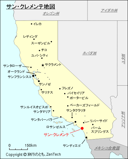 サン・クレメンテ地図