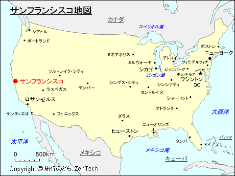 サンフランシスコ地図