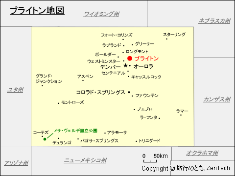 ブライトン地図