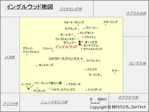 イングルウッド地図