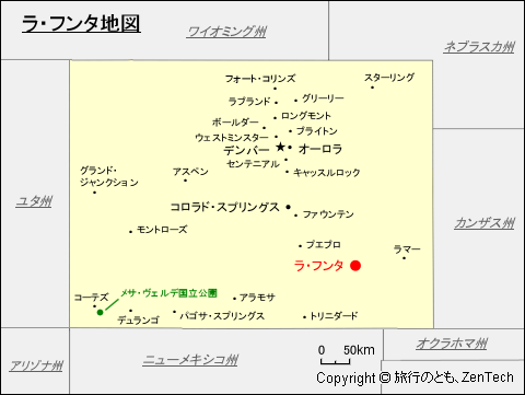 ラ・フンタ地図