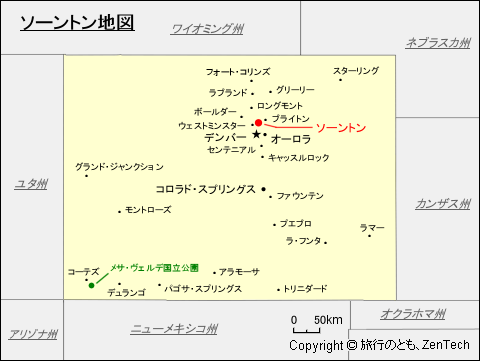 ソーントン地図