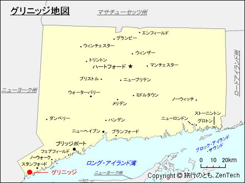 グリニッジ地図